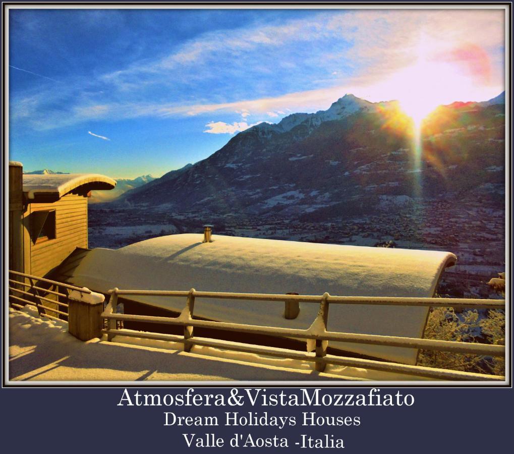 Chalet Con Jacuzzi Vista Montagne Aosta Dış mekan fotoğraf