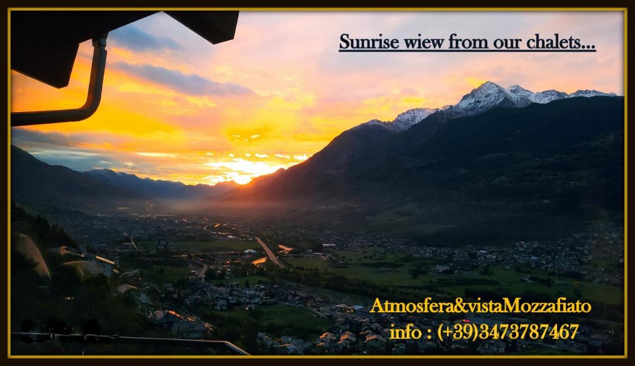 Chalet Con Jacuzzi Vista Montagne Aosta Dış mekan fotoğraf