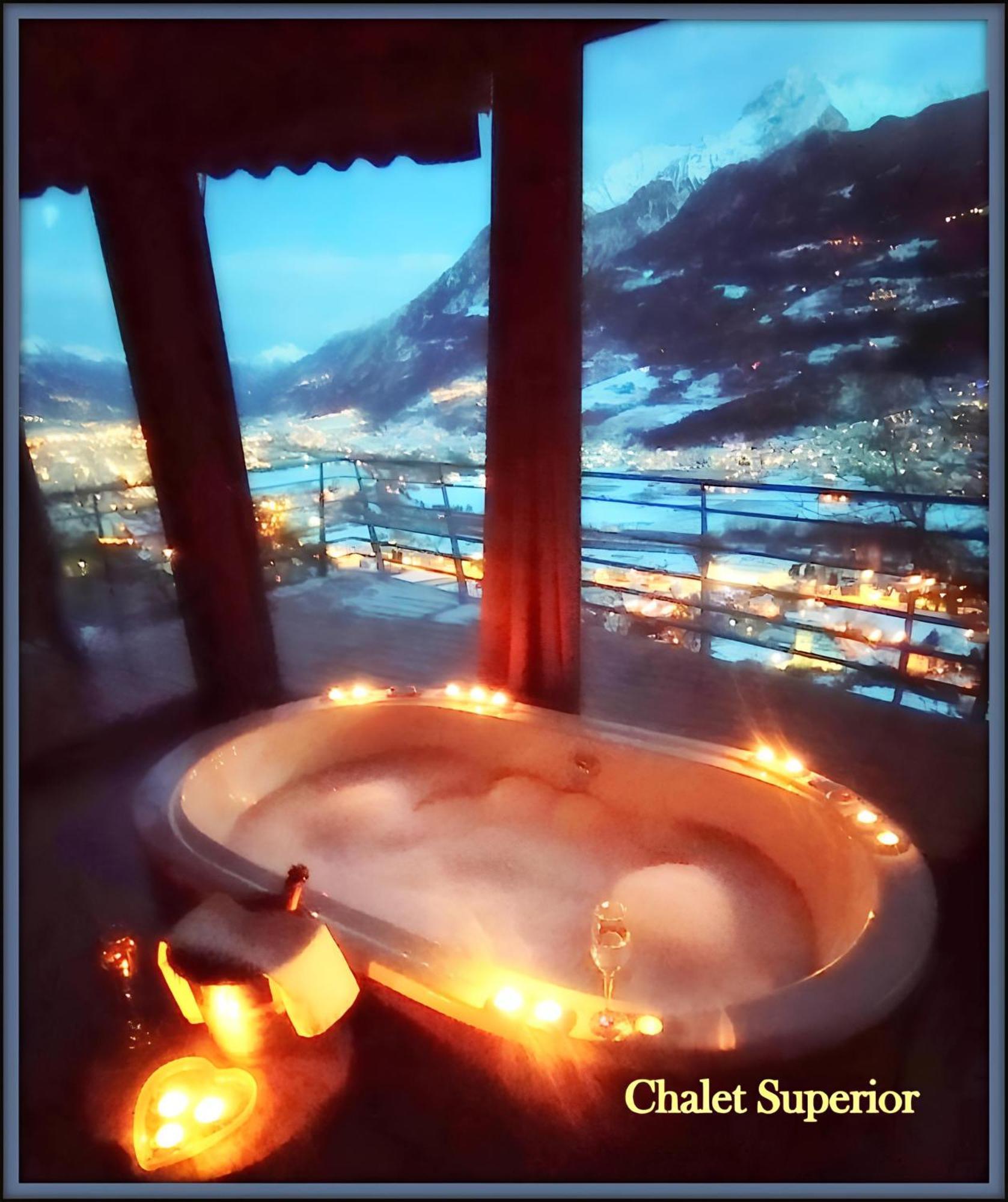 Chalet Con Jacuzzi Vista Montagne Aosta Oda fotoğraf